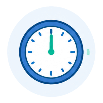 Welcome widget clock