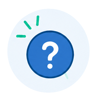 Welcome widget question mark